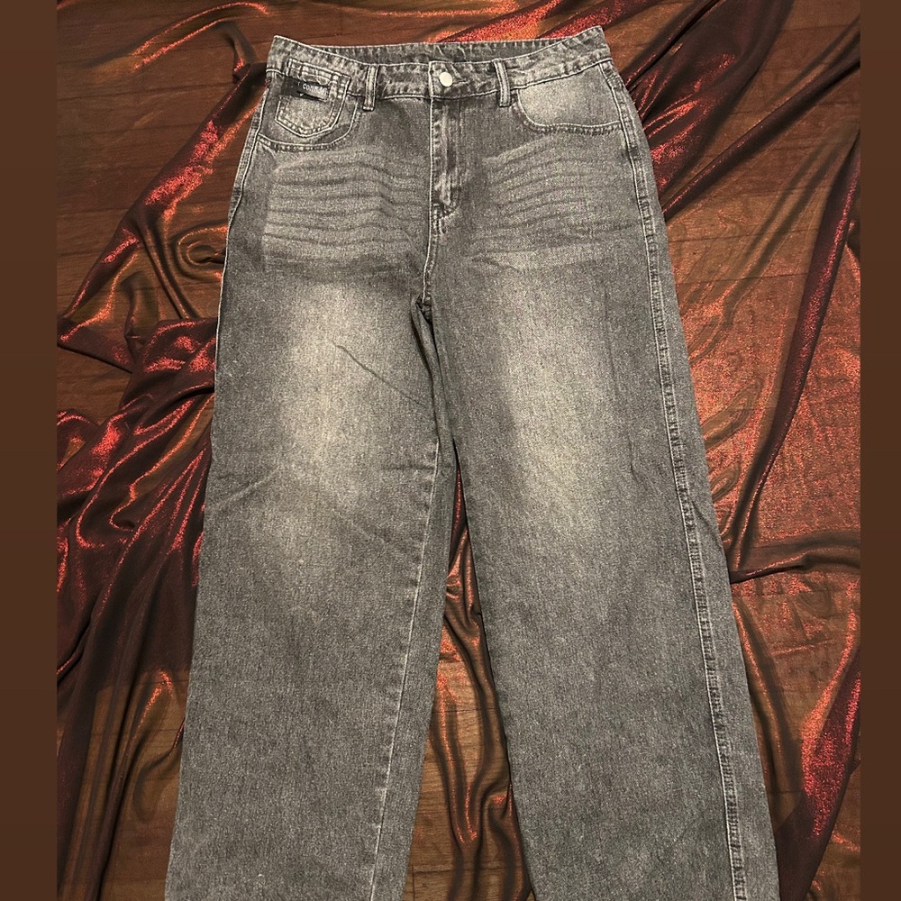 Baggy Gray Denim Jeans